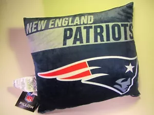 Almohada de lana suave de felpa suave de fútbol americano NFL New England Patriots noroeste NUEVA - Imagen 1 de 6