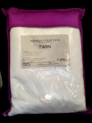 SouthShore Fine Linens Premium Collection Twin White 4 Piece Sheet Set NWOT - Image 1 of 3