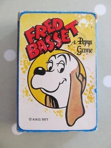 FRED BASSET KARTENSPIEL VON PEPYS ORIGINAL VINTAGE EDITION DATIERT 1977 KOMPLETT - Bild 1 von 10