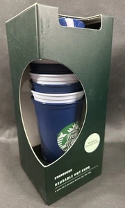 Set 6 tazze calde riutilizzabili Starbucks FIU Campus Collection 16 oz - nuove con scatola - Foto 1 di 10