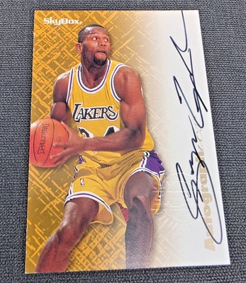 1996-97 SkyBox Premium автографы #43 Джордж Линч: на карте Auto LA Lakers - Изображение 1 из 2