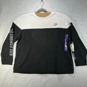 Champion Purdue Boilermakers Sweatshirt Pullover Herren 2XL schwarz weiß Fleece Herren - Bild 1 von 11