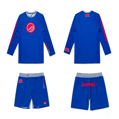 Pantalones cortos SuperLite Retro Lote #145 Shoyoroll Entrenamiento Protección contra erupciones LS Kimonos Bjj Foto 1 de 4