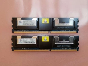 Nanya 8 GB (2x 4 GB) NT4GT72U4ND1BD-3C PC2-5300 667 MHz DDR2 SDRAM FBDIMM 1.8V - Imagen 1 de 3