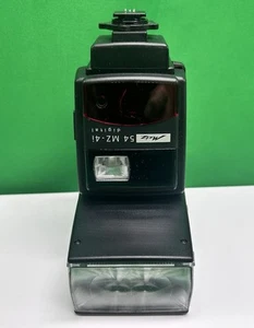 Nikon SCA 3402 M8 Hot Shoe With Metz Mecablitz 54MZ-4i Flash With Flaw / Works - Picture 1 of 19