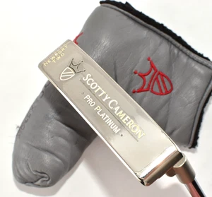 Scotty Cameron Pro Platinum Newport Two 2 34in RH Golf Putter Men Club Headcover - Picture 1 of 21