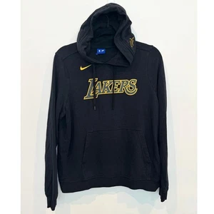 RARE Nike NBA City Edition Lakers Kobe Bryant Mamba 24 Black/Yellow Hoodie - Picture 1 of 7
