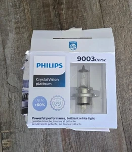 Philips Automotive Lighting 9003 CrystalVision Platinum Superior Upgrade Auto - Picture 1 of 3