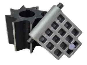 Gegenplatte & Walze  passend für ATIKA Häcksler GHD2800 LHF2800 ALF2800 ATH2500 - Bild 1 von 4