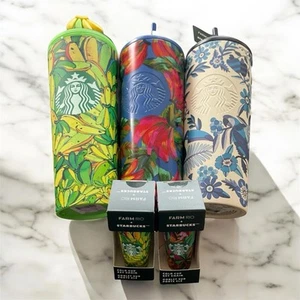 Starbucks Limited Farm Rio Cold Cup & Key Chain lot of 5 May 2025 Release NEW - Picture 1 of 12