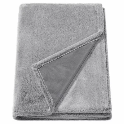 IKEA "EMELINDA" GRAY THROW BLANKET SIZE: 51"X67" STYLE:704.876.15 - Image 1 of 4