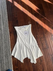 Nuovo! Mini abito Principessa Polly ADONIS BIANCO taglia 4 - Foto 1 di 5