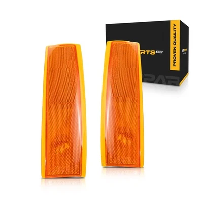 Par de luces marcadoras laterales para camioneta GMC C/K 1988-1993 conductor y pasajero GM2550141 Foto 1 de 4