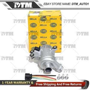 HELLA Electric Water Pump 11518635090 For BMW 640i 740i 335i 535i X3 X4 X5 X6 - Picture 1 of 7