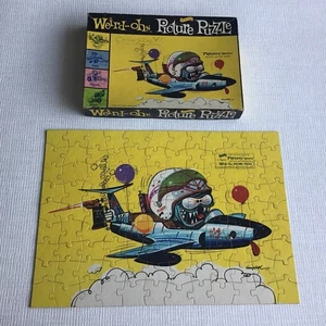 1963 Hawks Weird-ohs Freddy Flameout Puzzle Flameout Fairchild Jet Jocket - Bild 1 von 15