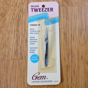 Deluxe Pinzette mit spitzer Spitze R45TP ideal für Splitter Vintage Edelstein hergestellt in den USA - Bild 1 von 2
