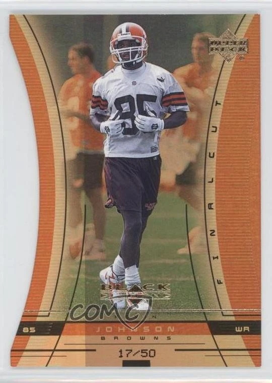 1999 Upper Deck Black Diamond Final Cut /50 Kevin Johnson #125 Rookie RC - Image 1 of 2