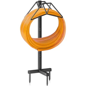 Freestanding Garden Hose Holder Stand with Detachable Nozzle Hanging Hook, He... - Picture 1 of 7