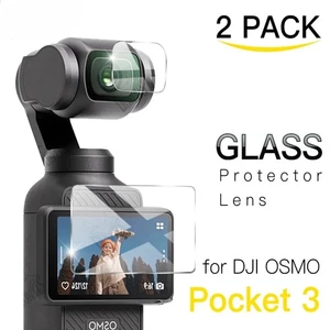 2-in-1 Linse + Displayschutzfolie Hartglas für DJI OSMO Pocket 3 Pocket3 - Bild 1 von 9