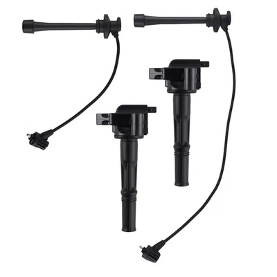 2x Ignition Coil & 2x Wire Set for Toyota Paseo Tercel 1995-1999 1.5L UF170 - Image 1 of 4