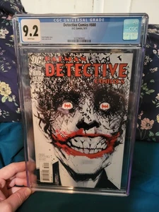 Detective Comics #880 CGC 9,2 NM Pagine Bianche Jock Iconic Joker Cover! Batman! 🦇 - Foto 1 di 2