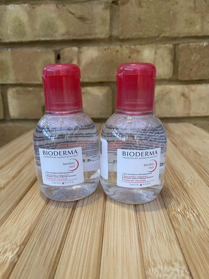 2 x Bioderma Sensibio H2O Micellar Water Cleanser 100ml