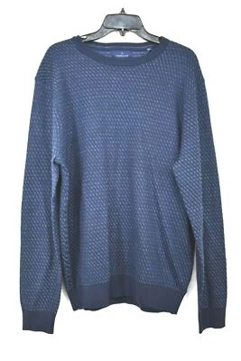 Pullover Toscano Para Hombres Cuello Redondo Estampado Mezcla de Lana Tejido Construcción Importado Foto 1 de 4