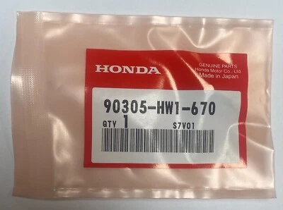 02-04 HONDA AQUATRAX F-12 2003-2007 AQUATRAX R12X 5MM CLIP TUERCA 90305-HW1-670 Foto 1 de 3
