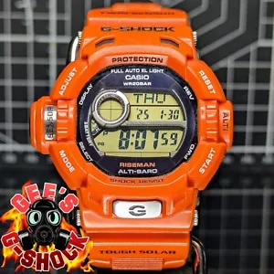 Casio G-Shock G-9200 Rescue Orange RISEMAN Solar 2x Sensor Master G-9200R-4 2008 - Picture 1 of 12