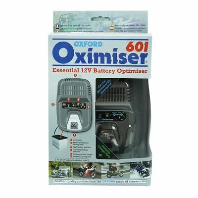 Oxford 601 Motorcycle Optimiser Motorbike Oximiser 12v Battery Charger - Image 1 of 4