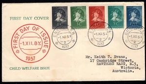 FDC Países Bajos, 1937. Enkhuizen, Países Bajos a Hawthorn, Australia. FDC - Imagen 1 de 2