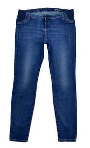 Gap Women's Maternity Jeans Skinny Size 14 Stretch Side Panels (36x30) - Picture 1 of 24