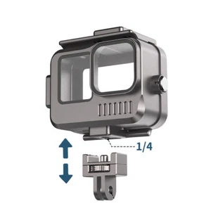 Custodia impermeabile in alluminio 40 m custodia per fotocamera Gopro 11 10 9 - Foto 1 di 5