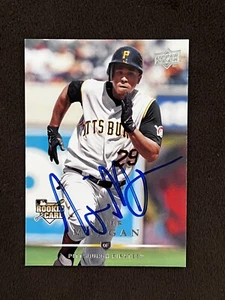 Nyjer Morgan  SIGNED AUTOGRAPH 2008 Upper Deck Pittsburgh Pirates RC - Picture 1 of 2