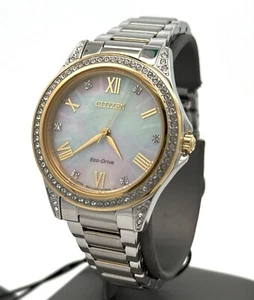 Citizen Weekender Eco Drive 34m Stainless Steel White Crystal dial EM0234-59D - Picture 1 of 7