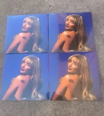 SEALED Sabrina Carpenter Short n' Sweet SIGNED LP Light Blue Vinyl (NEW IN HAND) - image 1 of 4