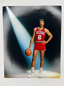 Julius Erving 1987 Original 8x10 SI Promo Photo Philadelphia 76'ers - Picture 1 of 2