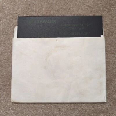 SkateWars 5.25" Disk Commodore 64 C64 game UBISOFT. TESTED. WORKS! - Image 1 of 4
