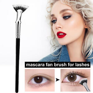 High Light Small Fan Makeup Brushes Bent Eyelash Brush Mascara Brush Beauty Tool