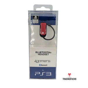 PS3 Bluetooth Headset von 4Gamers für Sony PlayStation 3 Mono Chat Ohrstück NEU - Bild 1 von 4
