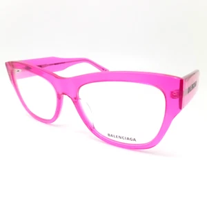 Balenciaga BB0309O 004 transparent Fuchsia 54 mm Brillengestell neu authentisch - Bild 1 von 5
