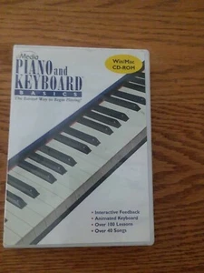 MEDIA PIANO AND KEYBOARD BASICS WIN/MAC CD-ROM - Picture 1 of 2