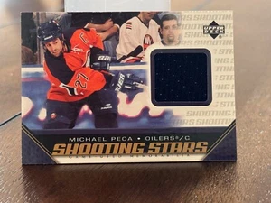 2005-06 Upper Deck Shooting Stars Edmonton Oilers Michael Peca Maglia Patch Card - Foto 1 di 8