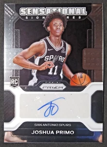 2021-22 Panini Prizm Sensational Sigs Rookie Autografi #SS-JPR Joshua Primo RC - Foto 1 di 23
