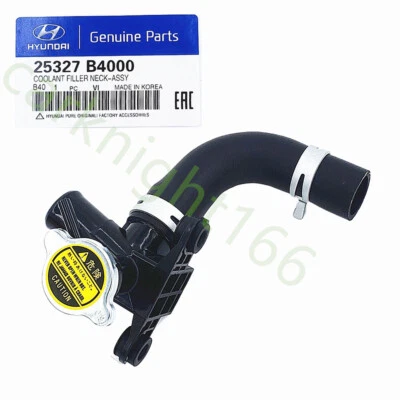 Cuello de llenado de refrigerante de radiador con tapa para Hyundai Grand I10 2015-22 1.2 25327B4000 Foto 1 de 4