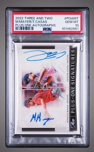 Three & Two Plus One Autos Triston Casas Marcelo Mayer 2022/40 PSA 10 POP/1 - Imagen 1 de 2