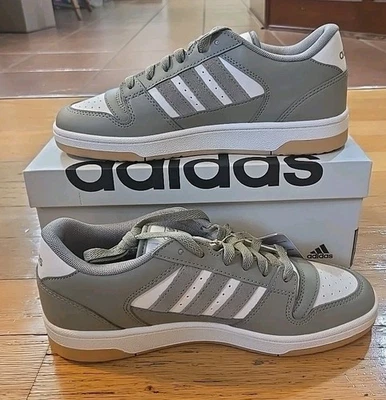 Zapatillas de baloncesto Adidas Break Start M8/W10 IH7966 plateadas guijarro/blanco tiza Foto 1 de 4