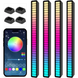 RGB Rechargeable Sound Control Light, Voice-Activated Pickup Music Rhythm Lig... - Picture 1 of 6