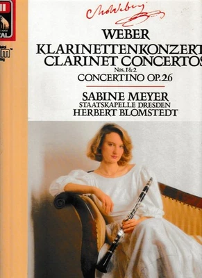 12" Vinyl - Sabine Meyer - WEBER KLARINETTENKONZERTE Staatskapelle Dresden  nm - Bild 1 von 2