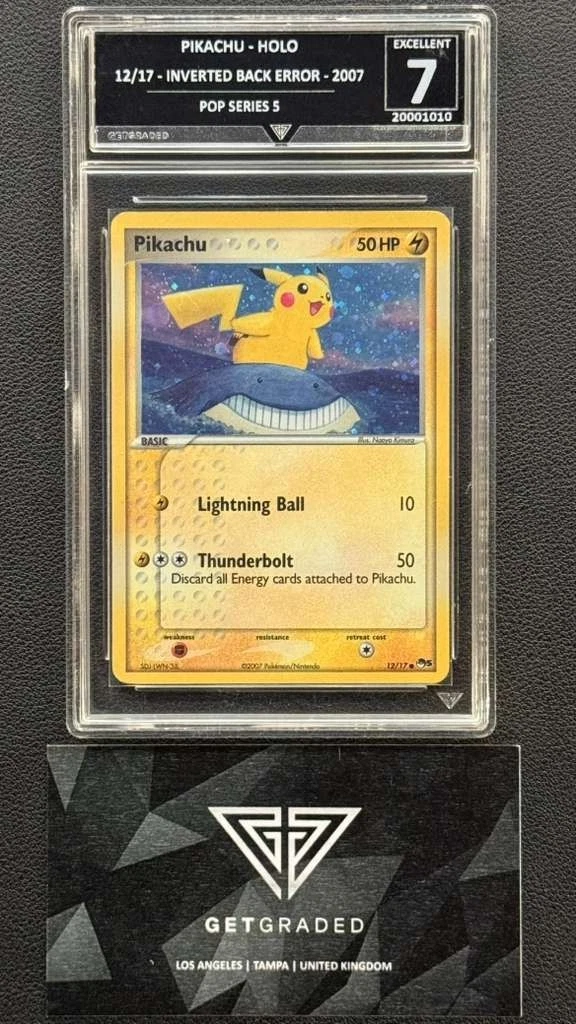 Pikachu Pokémon TCG Professional Sports Authenticator (PSA) Grade